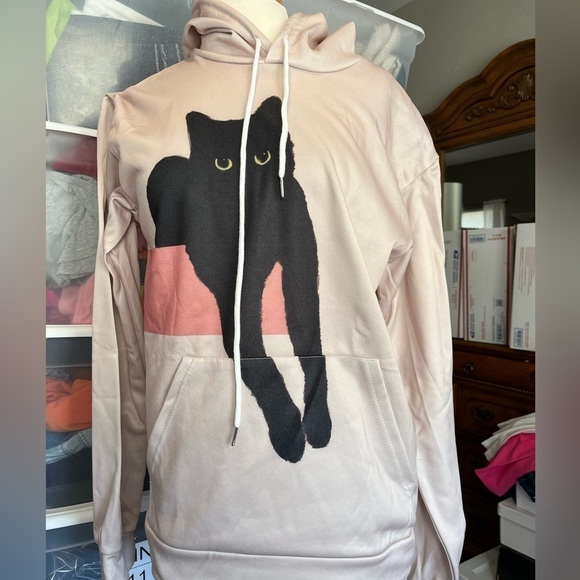 Tops - Black Cat Hoodie